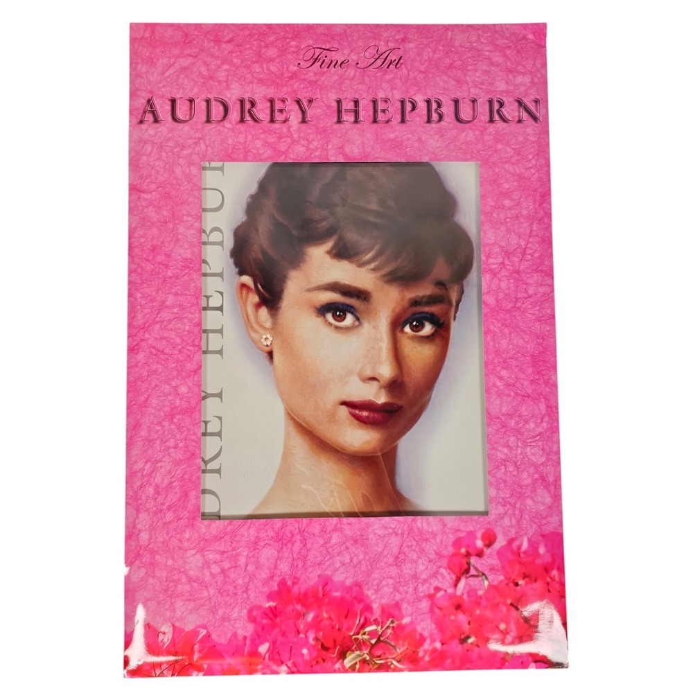 United States Postal Service Enlarged 11" x 17" Fine Art Stamp of Audrey Hepburn